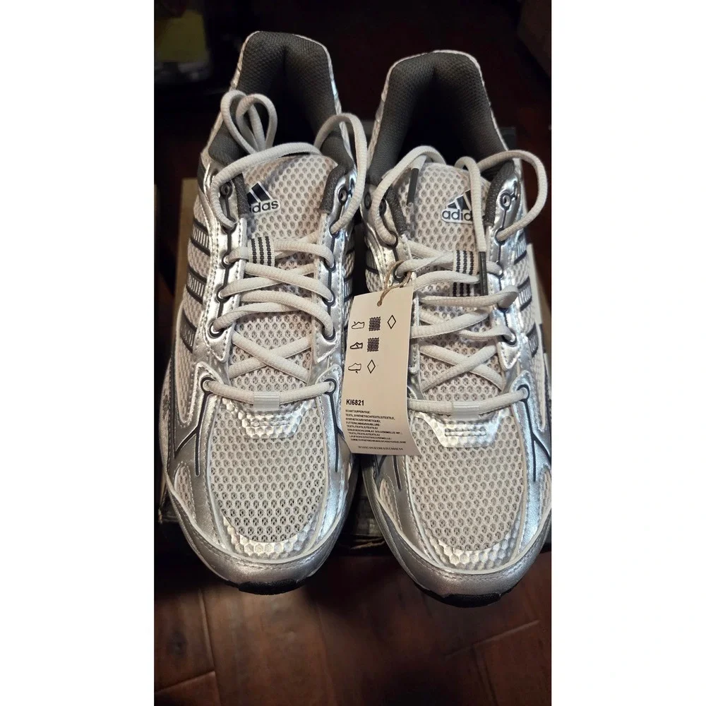 Adidas Spiritain 2000 Mens Silver Metallic Grey Running Shoes Size 10